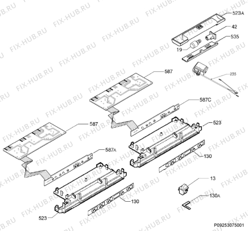 Взрыв-схема холодильника Electrolux ENG94514AW - Схема узла Diffusor